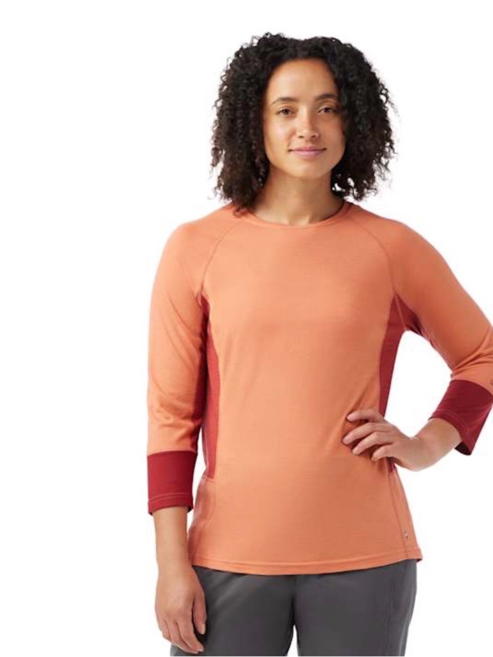 Smartwool Ultralite Mountain Bike 1/4 Sleeve Tee terracotta